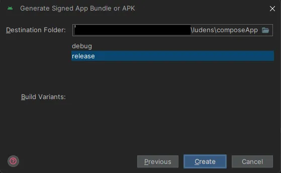 Output variant selection.